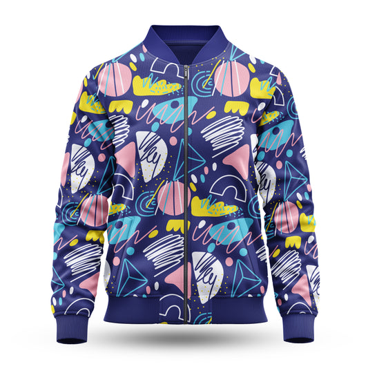 AOBJ - Abstract Act Doodle Bomber Jacket